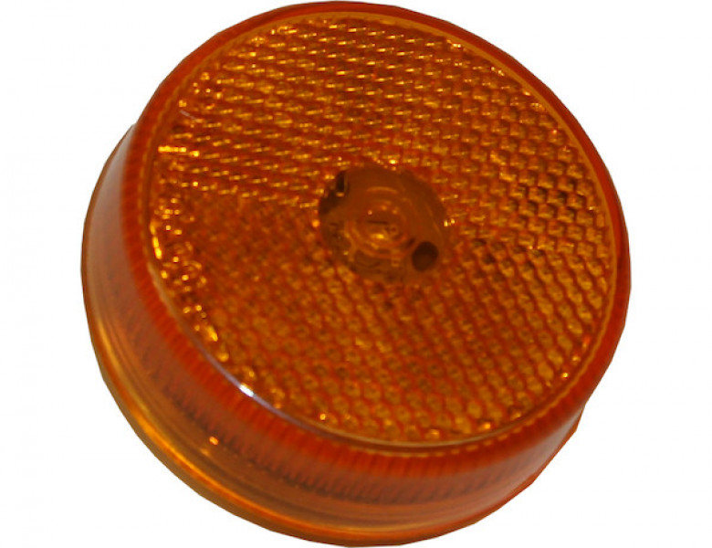 Image of 2.5 Inch Amber Marker/Clearance Light with Reflex With 4 LED from Buyers Products. Part number: 5622526