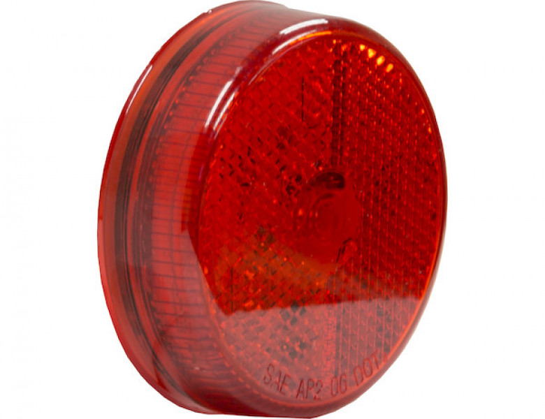 Image of 2.5 Inch Amber Marker/Clearance Light with Reflex With 4 LED from Buyers Products. Part number: 5622526