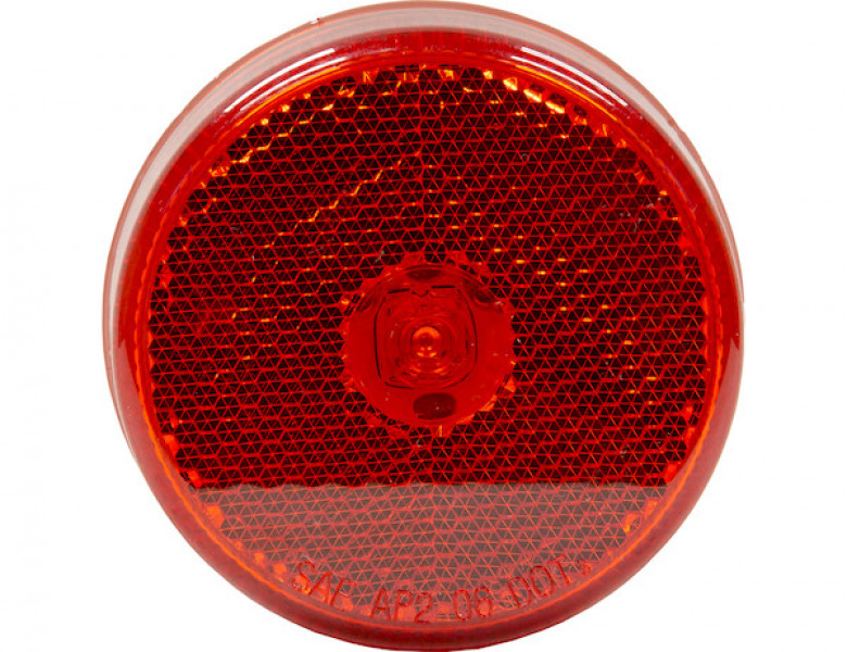 Image of 2.5 Inch Amber Marker/Clearance Light with Reflex With 4 LED from Buyers Products. Part number: 5622526