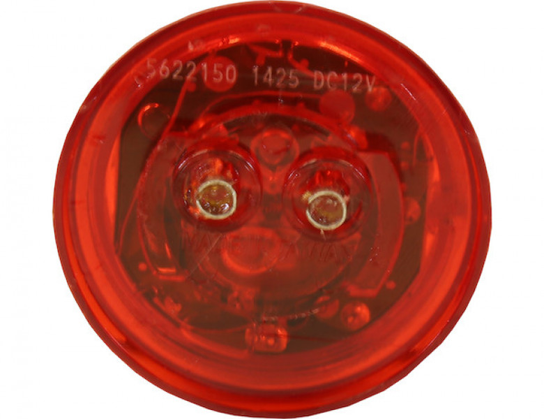 Image of Bulk 2.5 Inch Red Round Marker/Clearance Light With 4 LED from Buyers Products. Part number: 5622550