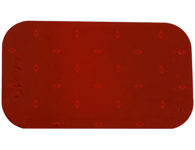 Image of 3.5 Inch Red Rectangular DOT Stick-On Reflectors - 500 Per Roll from Buyers Products. Part number: 5623520