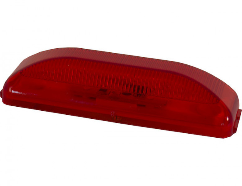 Image of 3.75 Inch Red Rectangular Marker/Clearance Light With 2 LED from Buyers Products. Part number: 5623812