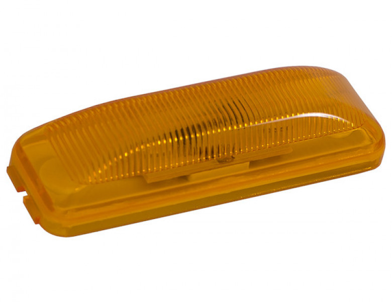 Image of 3.75 Inch Amber Rectangular Marker/Clearance Light With 2 LED from Buyers Products. Part number: 5623822