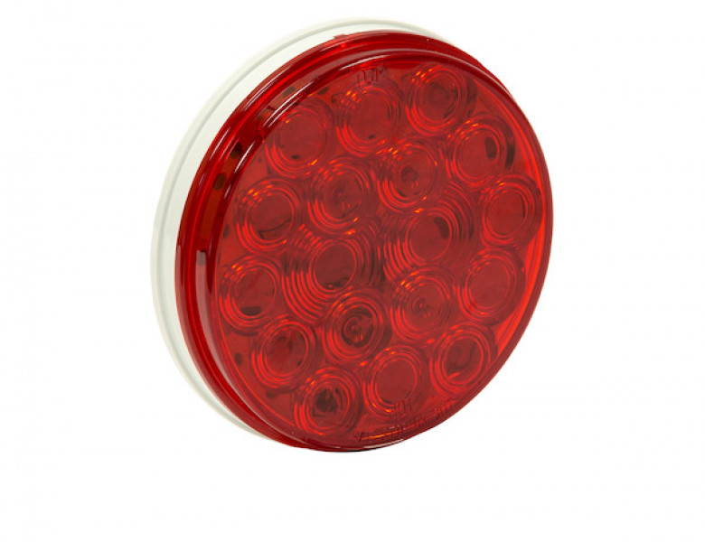 Image of 4 Inch Red Round Stop/Turn/Tail Light With 18 LEDs (Sold in Multiples of 10) from Buyers Products. Part number: 5624119