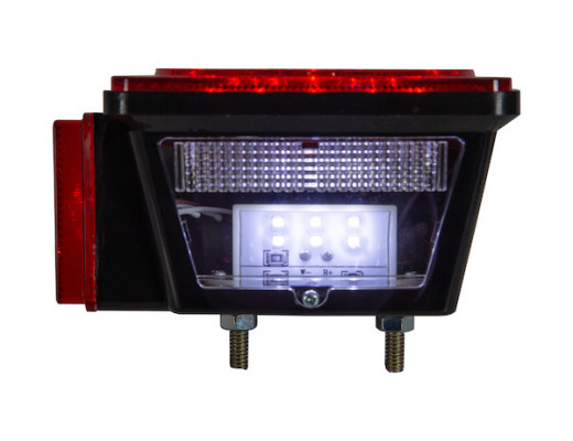 Image of Passenger Side 5 Inch Box-Style LED Stop/Turn/Tail Light for Trailers Under 80 Inches Wide from Buyers Products. Part number: 5625111