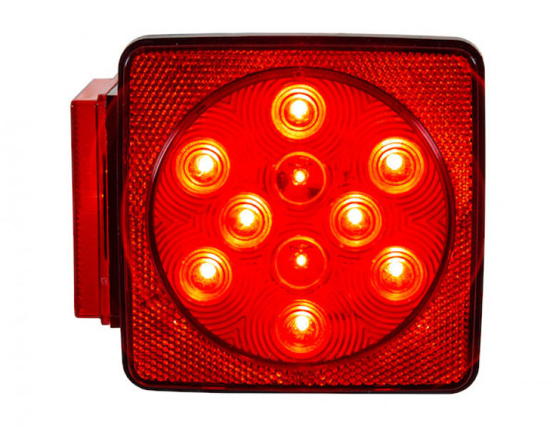 Image of Passenger Side 5 Inch Box-Style LED Stop/Turn/Tail Light for Trailers Under 80 Inches Wide from Buyers Products. Part number: 5625111