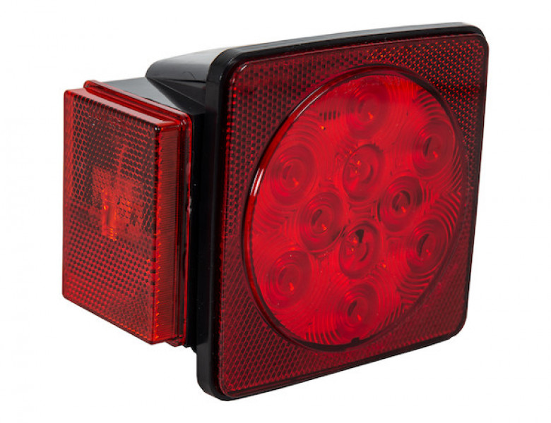 Image of Passenger Side 5 Inch Box-Style LED Stop/Turn/Tail Light for Trailers Under 80 Inches Wide from Buyers Products. Part number: 5625111