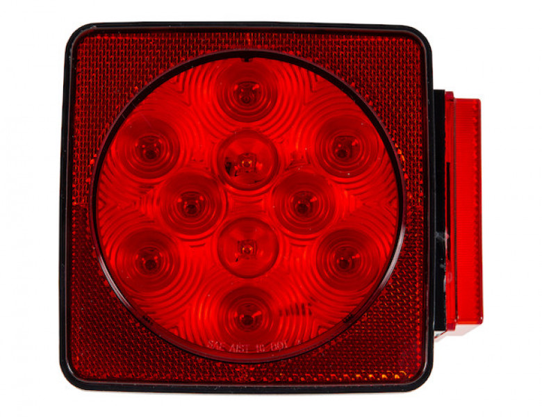 Image of Passenger Side 5 Inch Box-Style LED Stop/Turn/Tail Light for Trailers Under 80 Inches Wide from Buyers Products. Part number: 5625111