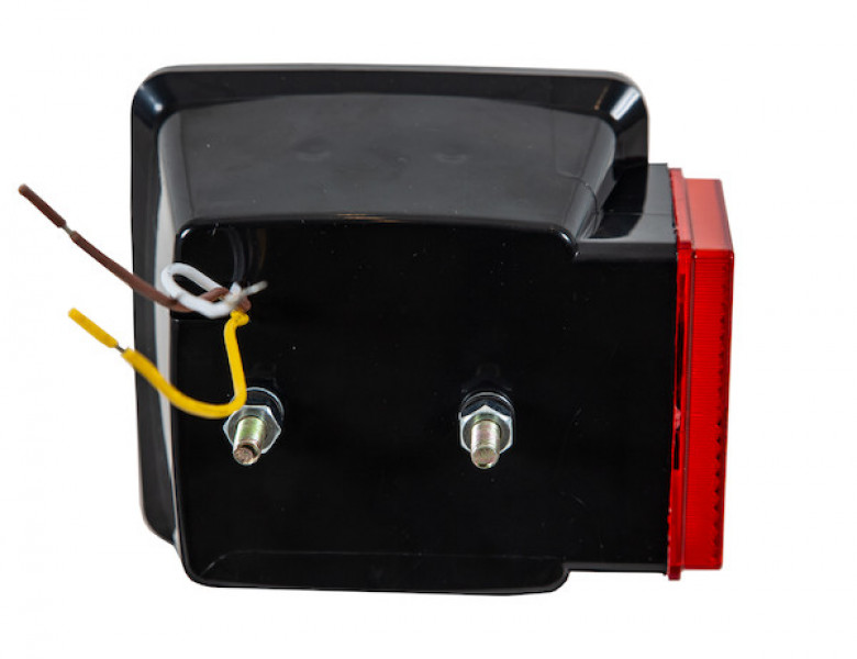 Image of Driver Side 5 Inch Box-Style LED Stop/Turn/Tail Light for Trailers Under 80 Inches Wide (Includes License Light) from Buyers Products. Part number: 5625117