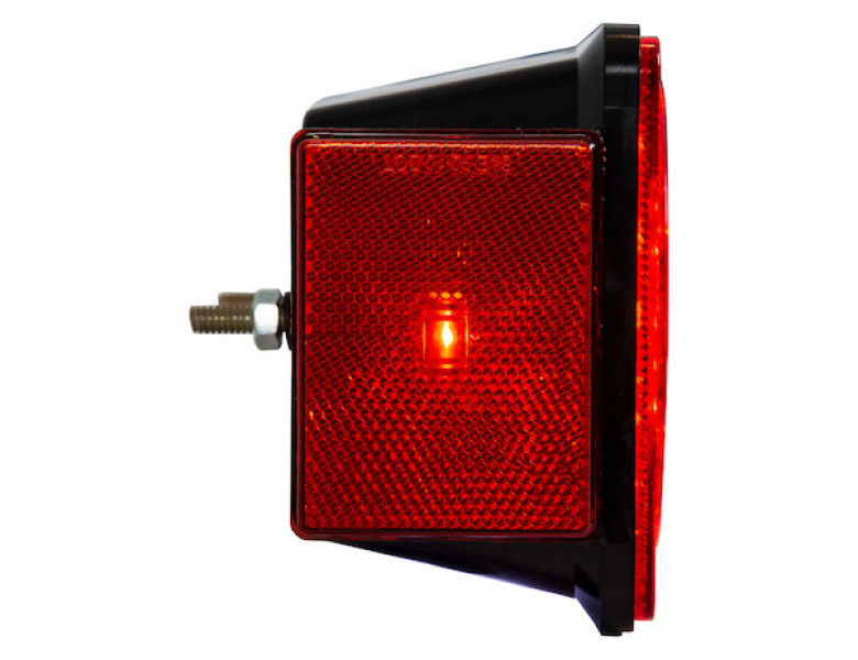 Image of Driver Side 5 Inch Box-Style LED Stop/Turn/Tail Light for Trailers Under 80 Inches Wide (Includes License Light) from Buyers Products. Part number: 5625117