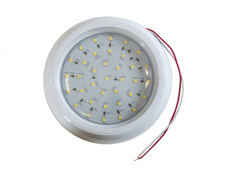 Image of 5 Inch Round LED Interior Dome Light for Remote Switch from Buyers Products. Part number: 5625336