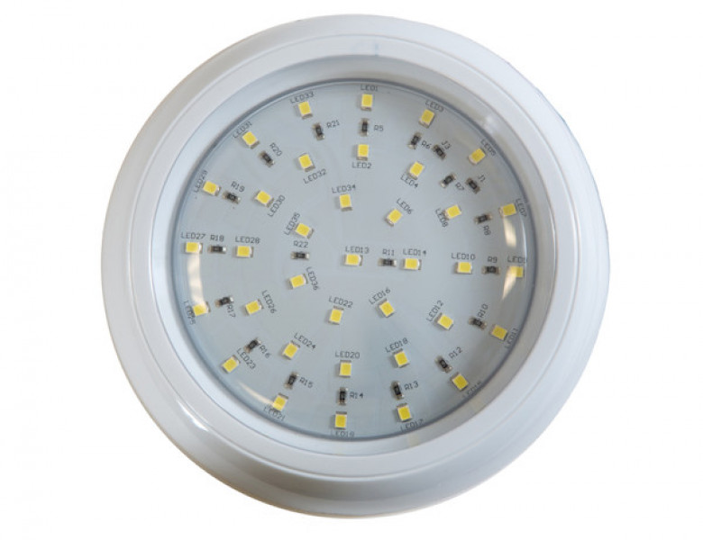 Image of 5 Inch Round LED Interior Dome Light for Remote Switch from Buyers Products. Part number: 5625336