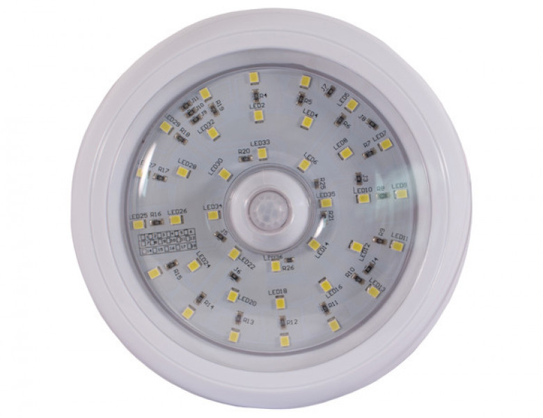 Image of 5 Inch Round LED Interior Dome Light with Built-In Switch from Buyers Products. Part number: 5625337