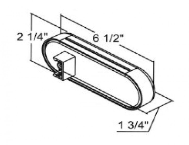 Image of Black Grommet for 6 Inch Oval Lights (Sold in Multiples of 10) from Buyers Products. Part number: 5626050