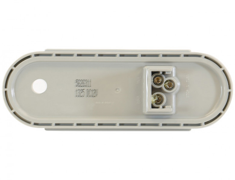 Image of 6 Inch Clear Oval Backup Light Kit with 10 LEDs (PL-2 Connection, Includes Grommet and Plug) from Buyers Products. Part number: 5626310