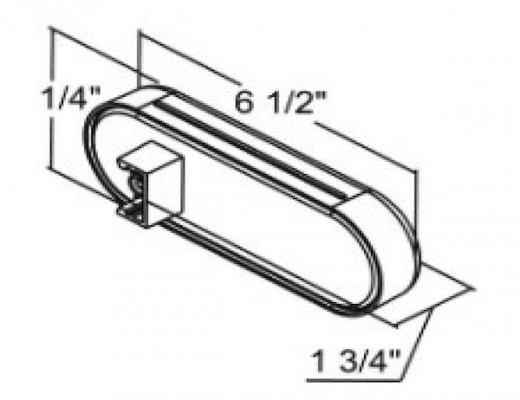 Image of 6 Inch Clear Oval Backup Light Kit with 24 LEDs (PL-2 Connection, Includes Grommet and Plug) from Buyers Products. Part number: 5626324