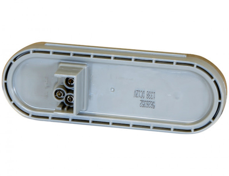 Image of 6 Inch Clear Oval Interior Dome Light With 10 LED and White Housing from Buyers Products. Part number: 5626352