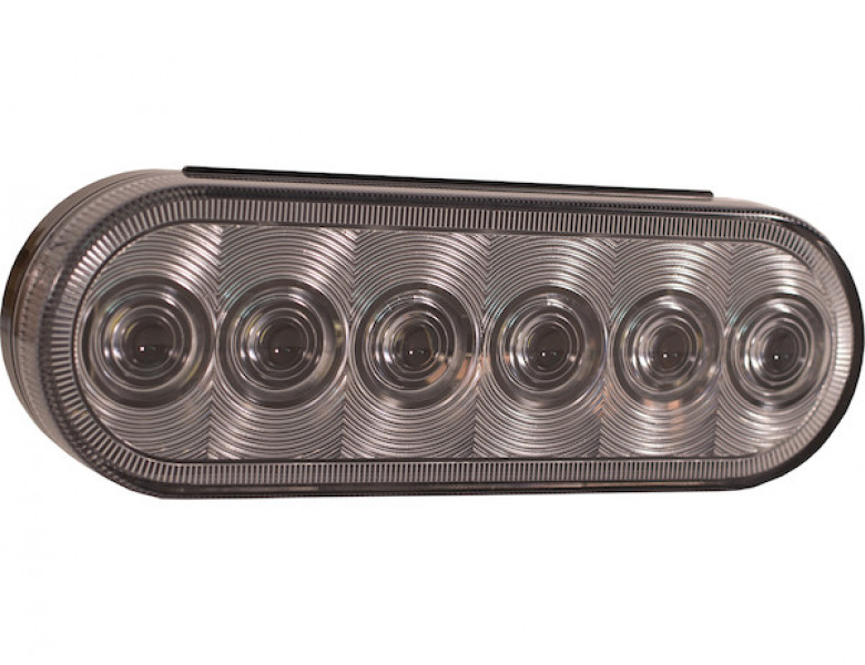 Image of Bulk 6 Inch Clear Oval Backup Light With 6 LEDs from Buyers Products. Part number: 5626356