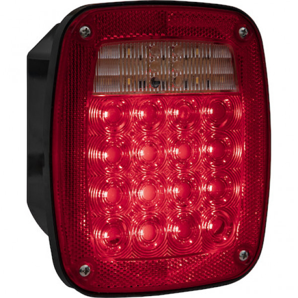 Image of Passenger Side 5.75 Inch Red Stop/Turn/Tail Light from Buyers Products. Part number: 5626734