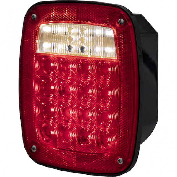 Image of Passenger Side 5.75 Inch Red Stop/Turn/Tail Light from Buyers Products. Part number: 5626734