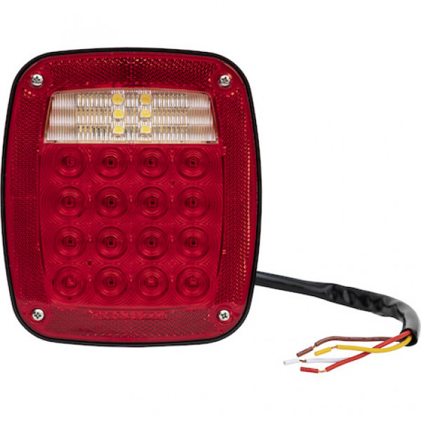 Image of Passenger Side 5.75 Inch Red Stop/Turn/Tail Light from Buyers Products. Part number: 5626734