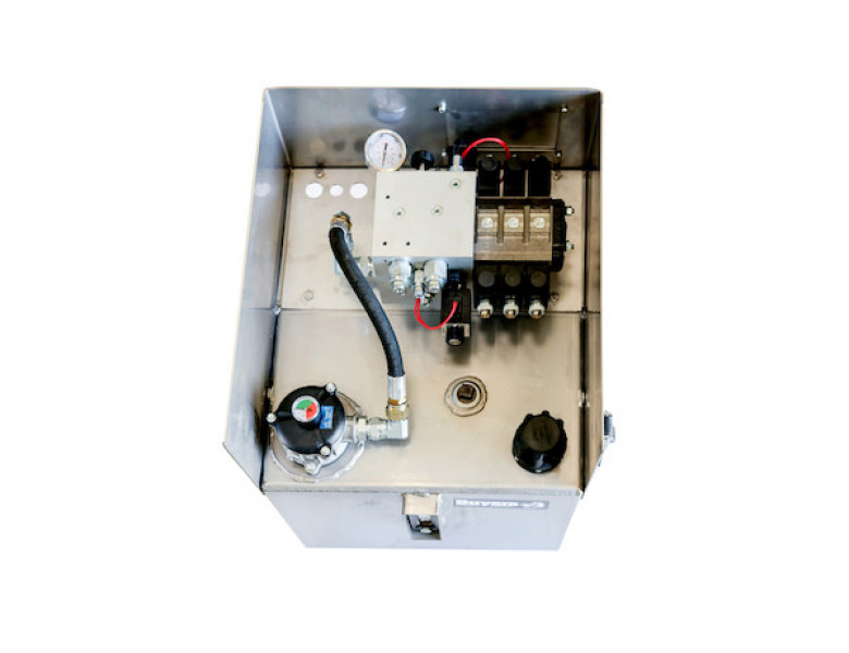 Image of 15 Gallon Central Hydraulic System - 4 Function, Electric On/Off, Standard Reservoir, No GPS from Buyers Products. Part number: 6381540