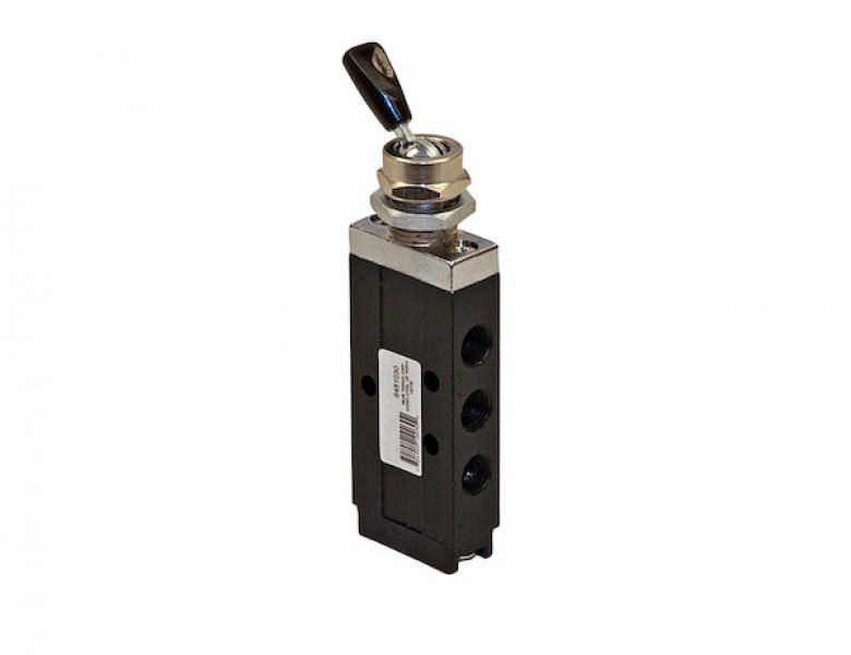 Image of 4-Way 2-Position Toggle Style Air Valve from Buyers Products. Part number: 6451030