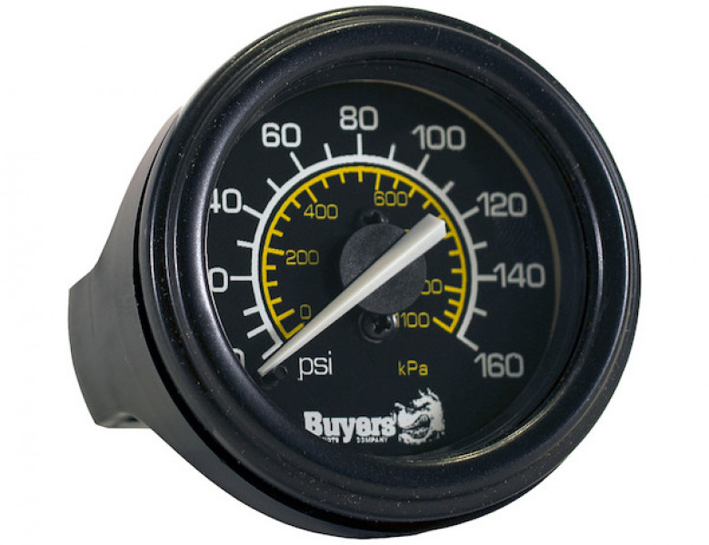 Image of Pressure Gauge from Buyers Products. Part number: 6451035