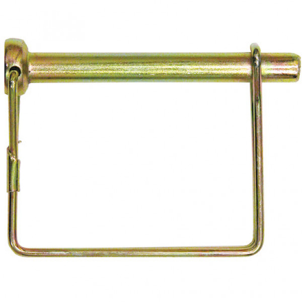 Image of Snapper Pin - 1/4in Diameter x 3-1/2in Usable Length, Yellow Zinc Plated from Buyers Products. Part number: 66070