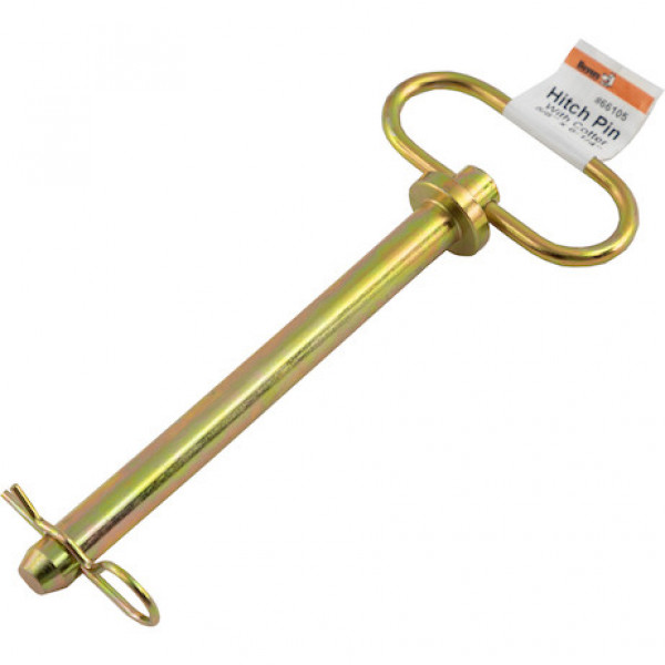 Image of Yellow Zinc Plated Hitch Pins - 5/8 Diameter x 6-1/4 Inch Usable Length from Buyers Products. Part number: 66105