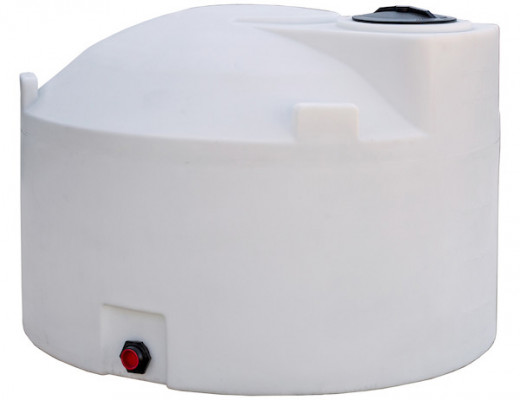 Image of 550 Gallon Vertical Storage Tank - 67x49 Inch from Buyers Products. Part number: 82124749