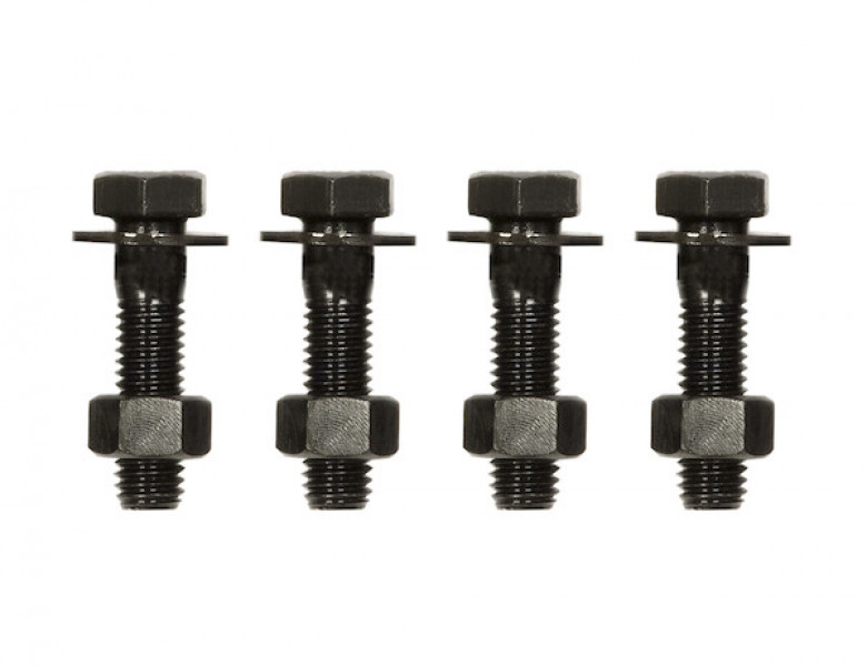 Image of Mounting Kit: (4) 3/4 in. x 3-1/2 in. Grade 8 cap screws, (4) 3/4 in. Grade 8 hex nuts, and (4) 3/4 in. heavy lock washers from Buyers Products. Part number: 8530