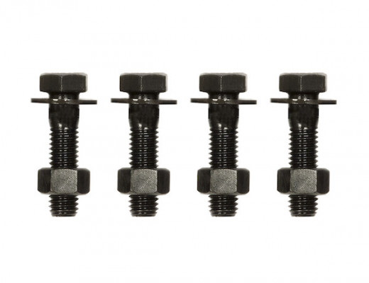 Image of Mounting Kit: (4) 3/4 in. x 3-1/2 in. Grade 8 cap screws, (4) 3/4 in. Grade 8 hex nuts, and (4) 3/4 in. heavy lock washers from Buyers Products. Part number: 8530