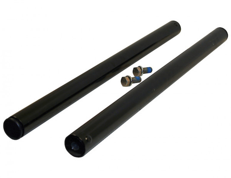 Image of Black Powder-Coated Straight Blind Mount Fender Extension Mounting Kit from Buyers Products. Part number: 8591020