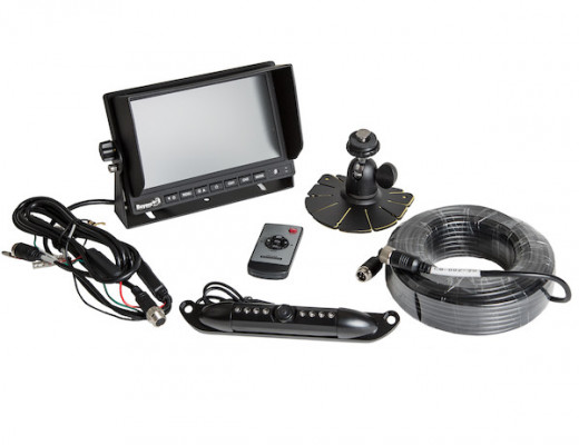 Image of Backup Camera System with License Plate Night Vision Backup Camera from Buyers Products. Part number: 8883010