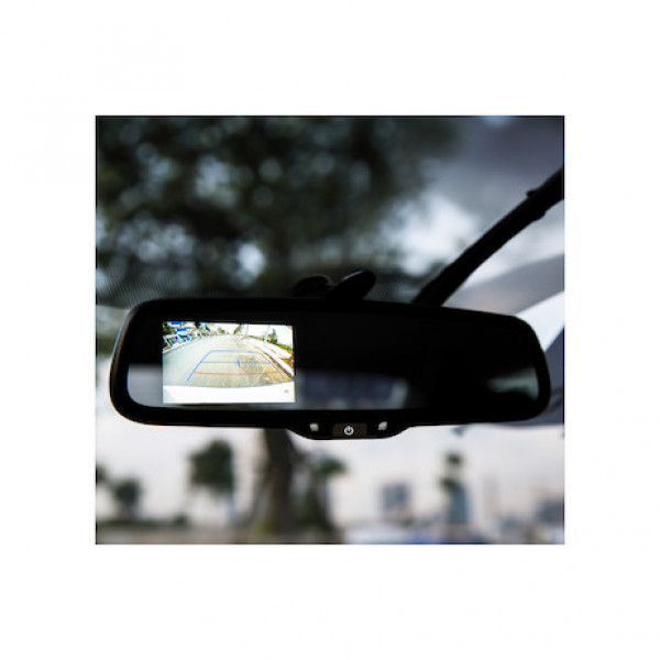 Image of Backup Camera System with Mirror Monitor and Camera from Buyers Products. Part number: 8883030