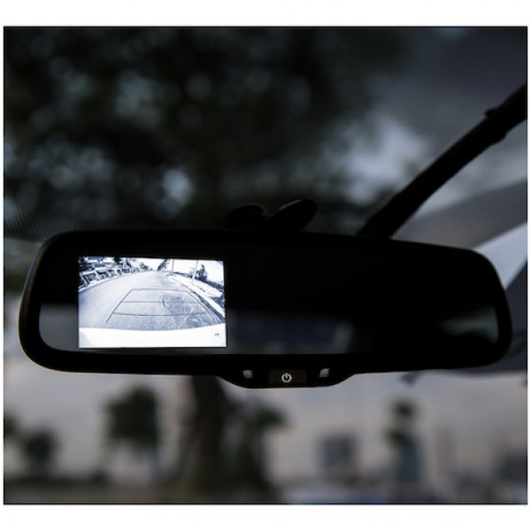 Image of Backup Camera System with Mirror Monitor and Camera from Buyers Products. Part number: 8883030