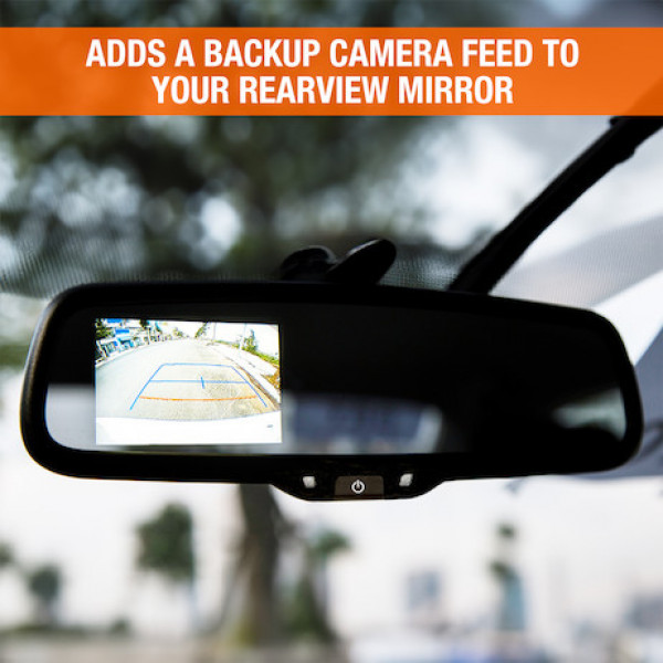 Image of Backup Camera System with Mirror Monitor and Camera from Buyers Products. Part number: 8883030