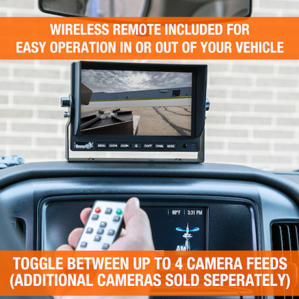 Image of Quad Screen Backup Camera System with Backup Camera from Buyers Products. Part number: 8883040