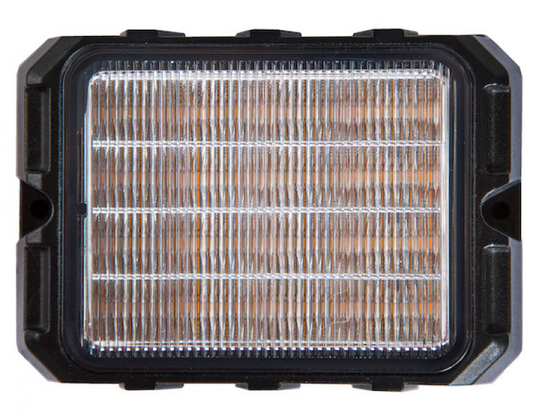 Image of 4.75 Inch Amber/Clear 16 LED Strobe Light from Buyers Products. Part number: 8890202