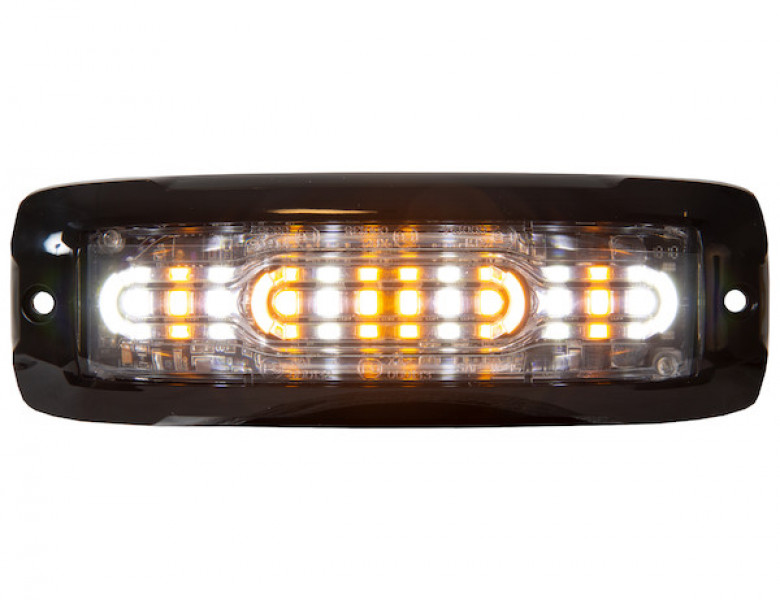 Image of Ultra Thin Wide Angle 5 Inch Amber LED Strobe Light from Buyers Products. Part number: 8890300