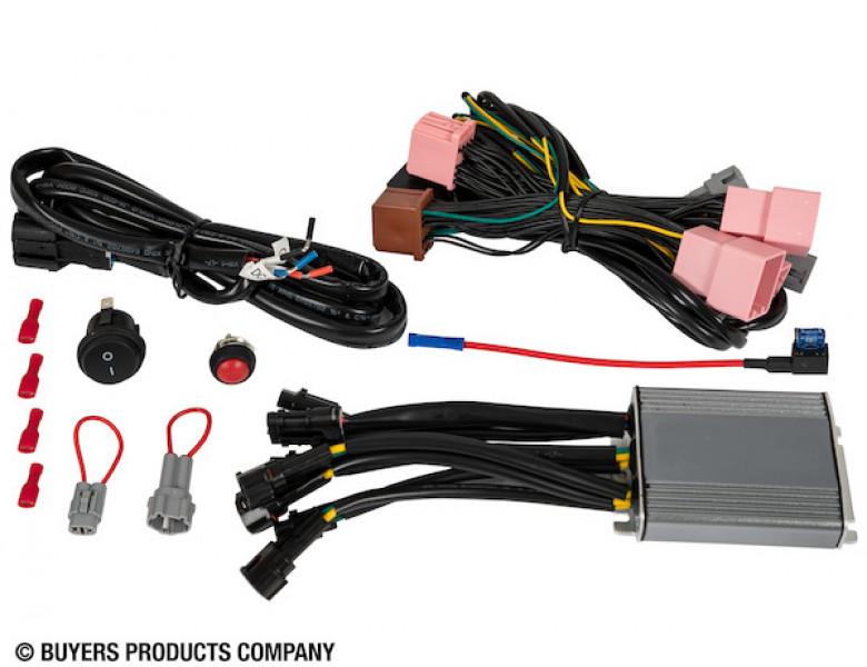 Image of Hideaway Strobe Conversion Kit for GMC/Chevy1500-5500, Chevy Tahoe/Suburban, GMC Yukon, and CadillacEscalade (2014+) from Buyers Products. Part number: 8890510