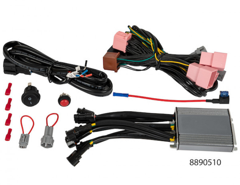 Image of Hideaway Strobe Conversion Kit for GMC/Chevy1500-5500, Chevy Tahoe/Suburban, GMC Yukon, and CadillacEscalade (2014+) from Buyers Products. Part number: 8890510