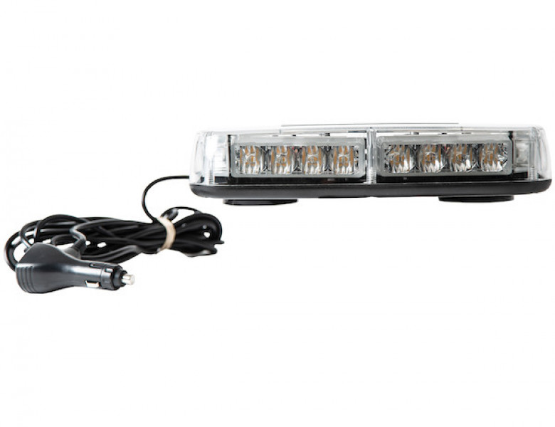 Image of 11 Inch Rectangular Multi-Mount Amber LED Mini Light Bar from Buyers Products. Part number: 8891040