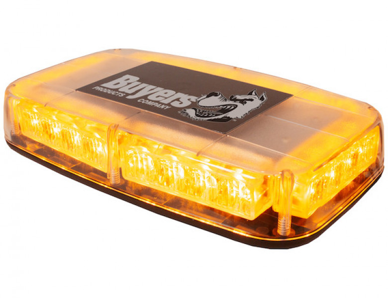 Image of 11 Inch Rectangular Multi-Mount Amber LED Mini Light Bar from Buyers Products. Part number: 8891040