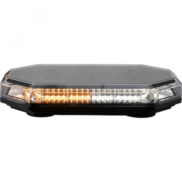 Image of 15 Inch Octagonal LED Mini Light Bar - Amber/Clear from Buyers Products. Part number: 8891062