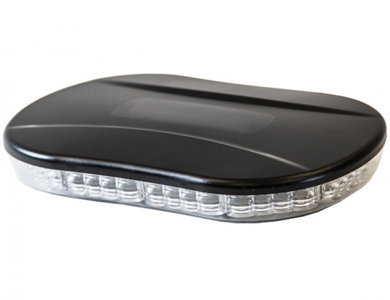 Image of Class 1 Low Profile Oval Mini Light Bar - Amber from Buyers Products. Part number: 8891080