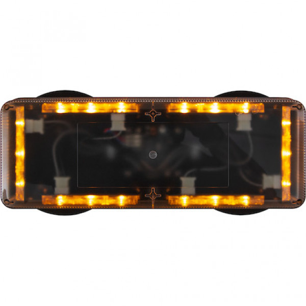 Image of Rectangular 18 LED Mini Light Bar - Amber from Buyers Products. Part number: 8891090