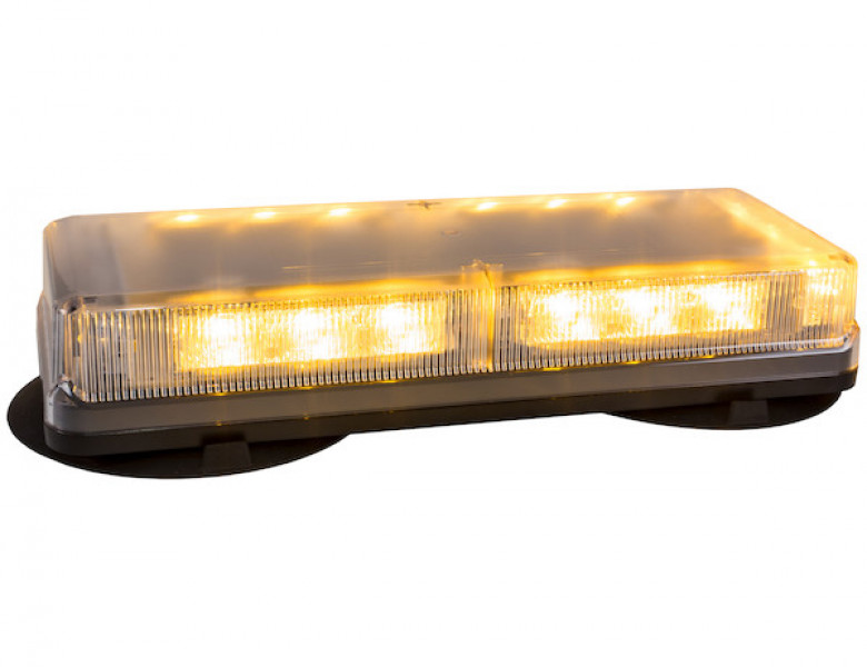 Image of Rectangular 18 LED Mini Light Bar - Amber from Buyers Products. Part number: 8891090