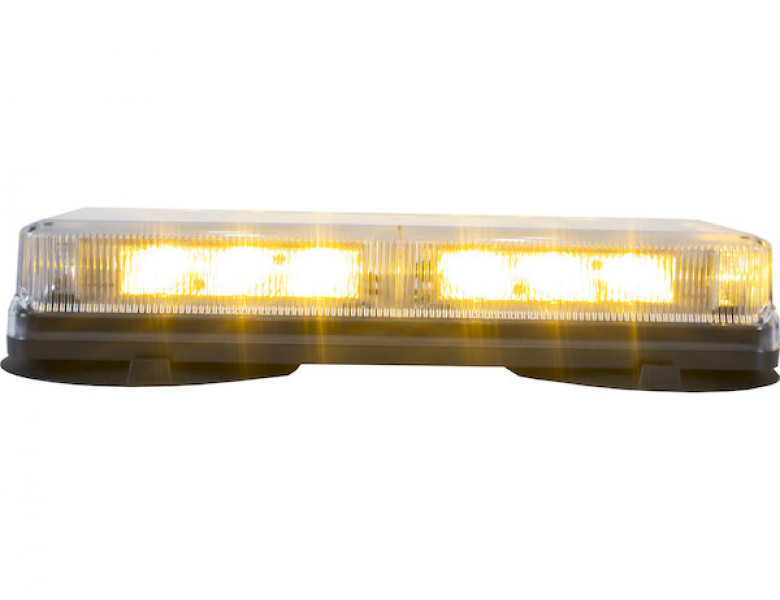 Image of Rectangular 18 LED Mini Light Bar - Amber from Buyers Products. Part number: 8891090